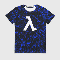 Футболка женская Half-Life blue energy, цвет: 3D-принт