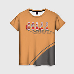 Женская футболка Пять спортивных кроликов