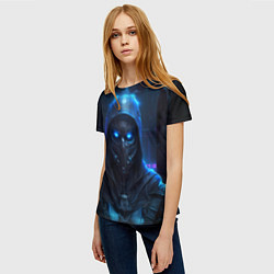 Футболка женская Человек в маске, цвет: 3D-принт — фото 2
