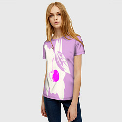 Футболка женская Вишневый коллаж, цвет: 3D-принт — фото 2