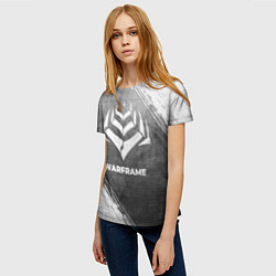 Футболка женская Warframe - grey gradient, цвет: 3D-принт — фото 2