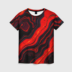 Футболка женская Срез магматической породы, цвет: 3D-принт