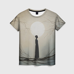 Женская футболка Минималистичный сюрреализм