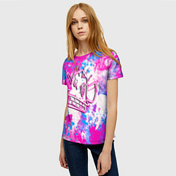 Футболка женская Мартышка Джинкс - Arcane, цвет: 3D-принт — фото 2