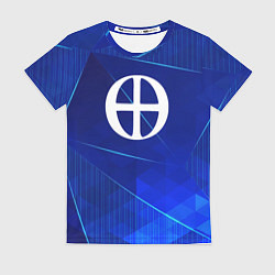 Футболка женская Blue Exorcist blue poly, цвет: 3D-принт