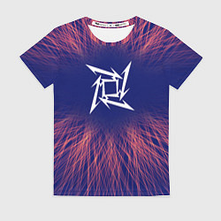 Футболка женская Metallica red energy, цвет: 3D-принт