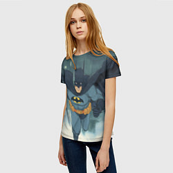 Футболка женская Бэтмен старый стиль, цвет: 3D-принт — фото 2