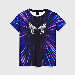 Футболка женская Placebo neon energy, цвет: 3D-принт