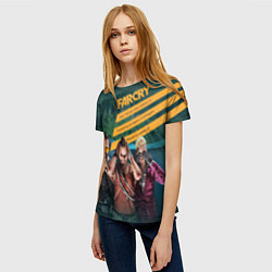 Футболка женская Far Cry villains, цвет: 3D-принт — фото 2
