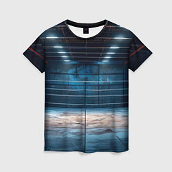 Футболка женская Бойцовский спортзал, цвет: 3D-принт