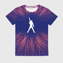 Футболка женская Queen red energy, цвет: 3D-принт