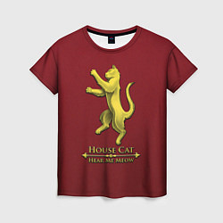 Женская футболка House cat