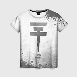 Футболка женская Tokio Hotel - white gradient, цвет: 3D-принт
