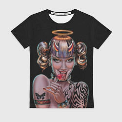 Женская футболка Crazy town - butterfly