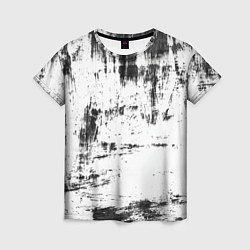 Футболка женская Color black and white, цвет: 3D-принт