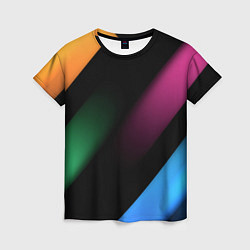 Футболка женская Multicoloured, цвет: 3D-принт