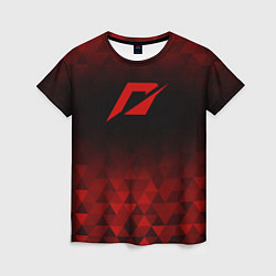 Женская футболка Need for Speed red poly