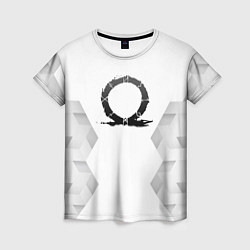 Футболка женская God of War white poly, цвет: 3D-принт