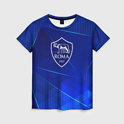 Футболка женская Roma blue poly, цвет: 3D-принт