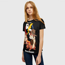 Футболка женская Чип и Дейл - rescue rangers, цвет: 3D-принт — фото 2