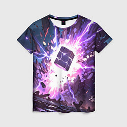 Футболка женская Магический куб, цвет: 3D-принт