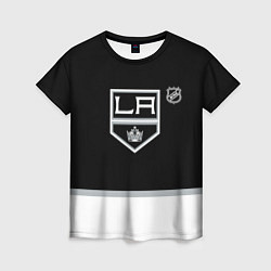 Женская футболка Лос Анджелес Кингз хоккей