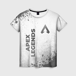 Женская футболка Apex Legends - white gradient вертикально