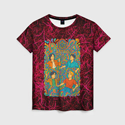 Футболка женская Astro в стиле психоделики, цвет: 3D-принт
