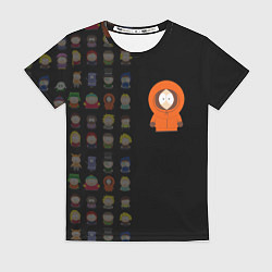 Женская футболка Южного парка Кенни