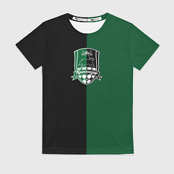 Футболка женская Кордоба - ФК Краснодар, цвет: 3D-принт