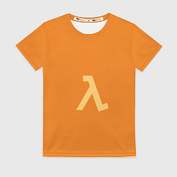 Женская футболка Half-Life orange