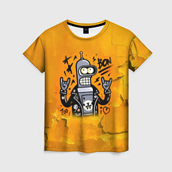 Футболка женская Cool Bender - graffiti, цвет: 3D-принт