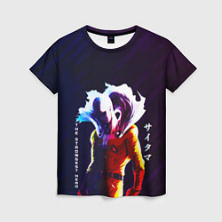 Футболка женская Anime OPM Saitama The Strongest Hero, цвет: 3D-принт