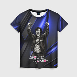 Футболка женская Победа игрока 456 Игра в кальмара, цвет: 3D-принт