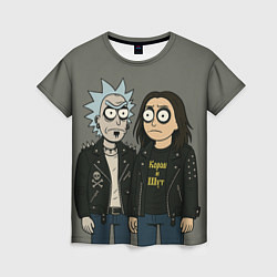 Футболка женская КиШ - Рик и Морти, цвет: 3D-принт