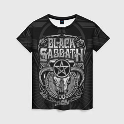 Футболка женская Black Sabbath - goat skull, цвет: 3D-принт