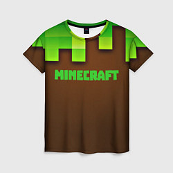 Женская футболка Minecraft forever