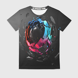 Футболка женская Abstract graphics, цвет: 3D-принт