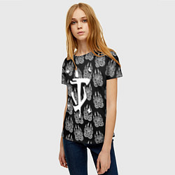 Футболка женская Doom хищник леса, цвет: 3D-принт — фото 2