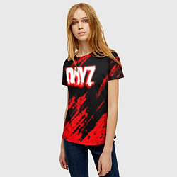 Футболка женская Dayz штрихи красок, цвет: 3D-принт — фото 2