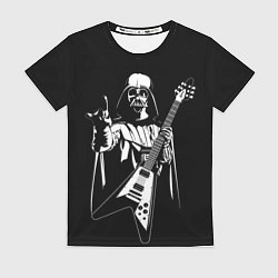 Женская футболка Дарт Вейдер рокер