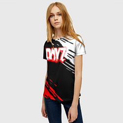 Футболка женская Dayz краски штрихи, цвет: 3D-принт — фото 2