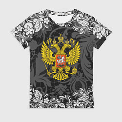 Футболка женская Герб РФ, цвет: 3D-принт