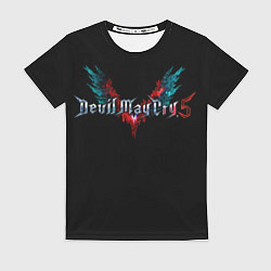 Футболка женская Devil may cry 5 лого, цвет: 3D-принт