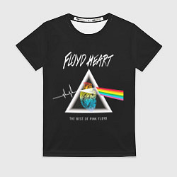 Женская футболка Pink Floyd сердце