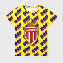 Женская футболка Monako off