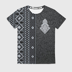 Женская футболка Славянский орнамент Макошь