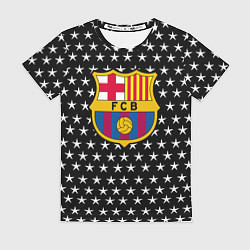 Футболка женская Barcelona звезды, цвет: 3D-принт