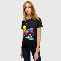 Футболка женская Mercedes amg, цвет: 3D-принт — фото 2