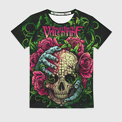 Женская футболка BFMV: Roses Skull